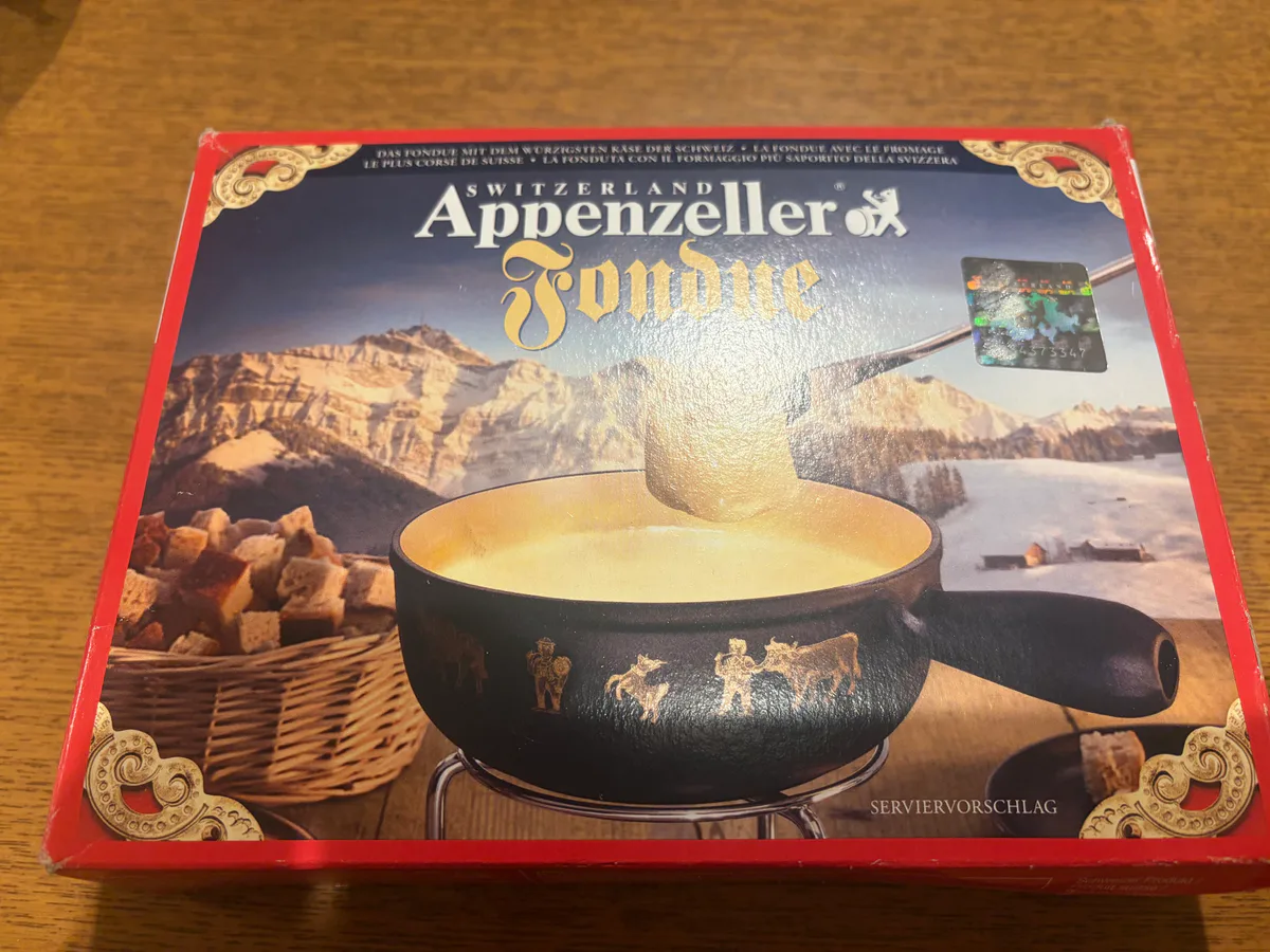 Appenzeller Fondue チーズフォンデュキットの写真